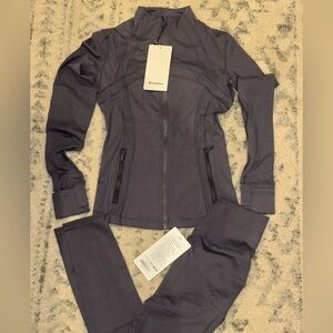 Lululemon Define Jacket and Leggings Set (Size 4)